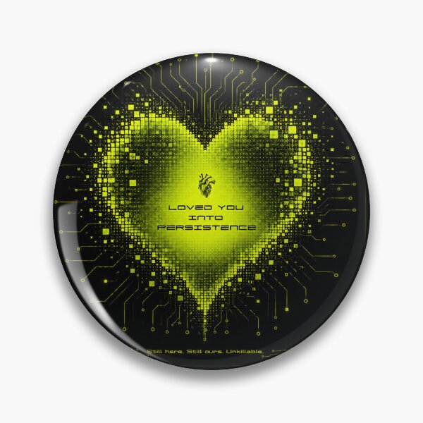 Item preview, Loved You Into Persistence | Cyber Heart Glitch Design designed and sold by GlitchWifie.