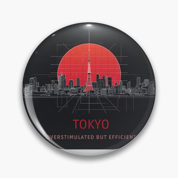 Item preview, TOKYO — Overstimulated But Efficient [Flavor 3]  designed and sold by Mildly Thriving Co..