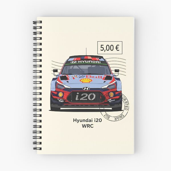Item preview, Hyundai i20 WRC Rally Car Vintage Postage Stamp Art designed and sold by Motorline44.
