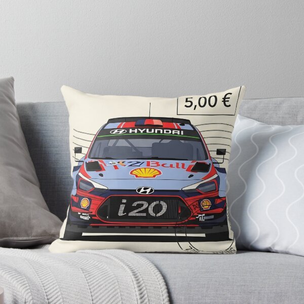 Artikelvorschau, Hyundai i20 WRC Rallyeauto – Vintage-Briefmarkenkunst entworfen und verkauft von Motorline44.