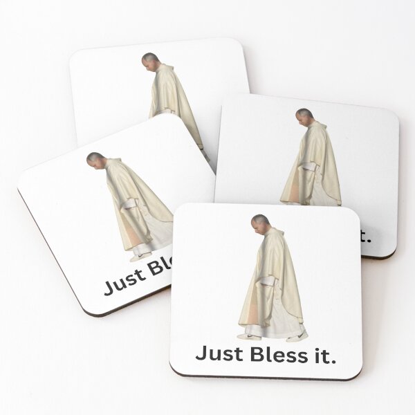 Item preview, Just Bless It, Pope  designed and sold by NicolasGlowArt.