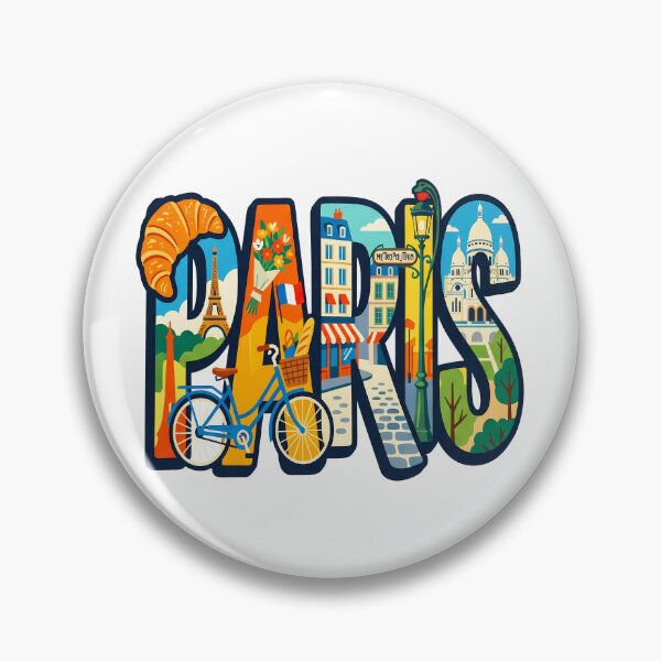 Item preview, Paris France Travel Typography French Culture  designed and sold by sky11PP.