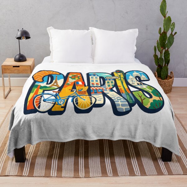 Item preview, Paris France Travel Typography French Culture  designed and sold by sky11PP.