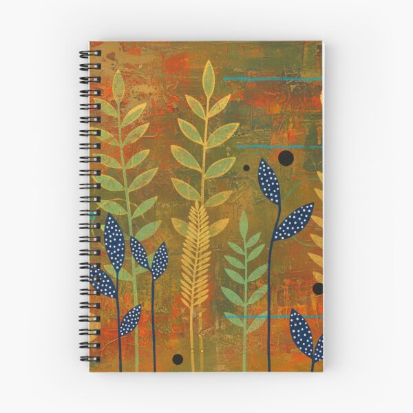 Item preview, Golden Fields: Modern Abstract Botanical Mixed Media Art designed and sold by adlkh.