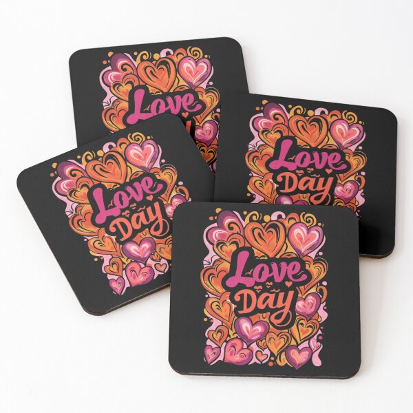 Item preview, Retro Love Day Hearts T-Shirt - Groovy Valentine's Day Gift for Her designed and sold by illeN-Art-World.