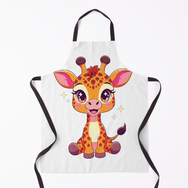 Item preview, Cute Winterwatcher Giraffe Sticker – Kawaii Cartoon Baby Giraffe designed and sold by ExploreAura Studio.