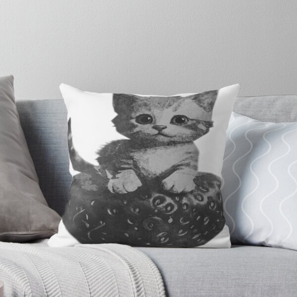 Item preview, Kitten in a Strawberry designed and sold by kinpirks.