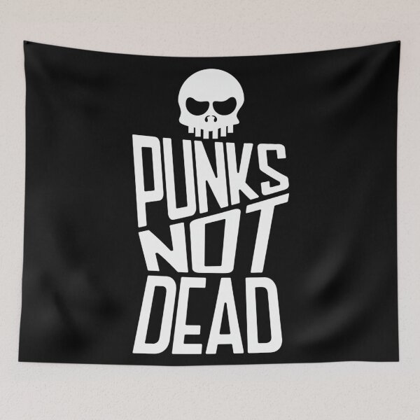 Item preview, Mens Punks Not Dead Skeleton Music Skull Aesthetic Subculture Performance designed and sold by StephanieSBeama.