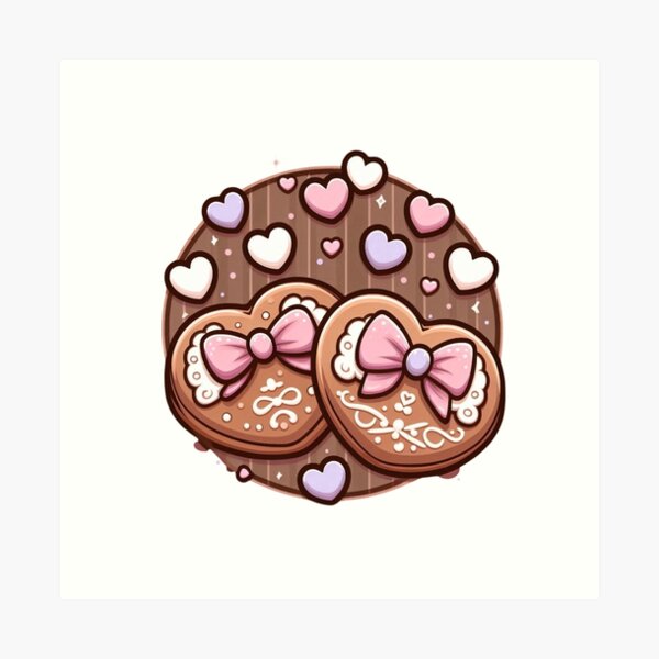 Item preview, Cozy Chocolate Chip Cookies Illustration – Cute Bakery Aesthetic designed and sold by Saucebyte.