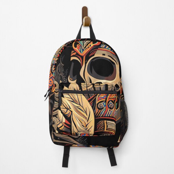 Item preview, Mictlantecuhtli Aztec God Of Death Skull designed and sold by StephanieSBeama.
