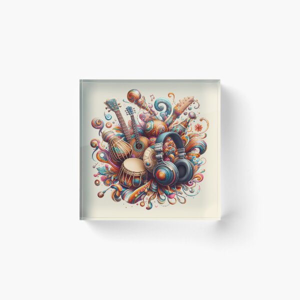 Item preview, World Instrument Harmony – World Music Day designed and sold by Art-Arcade6.