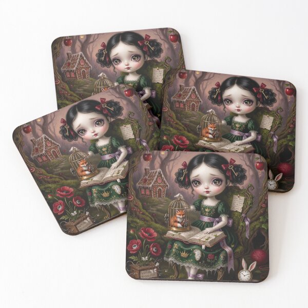 Item preview, Whispers from the Hollow Woods — Pop Surrealism Print | Pop Surrealism | Lowbrow Art designed and sold by Piagor.