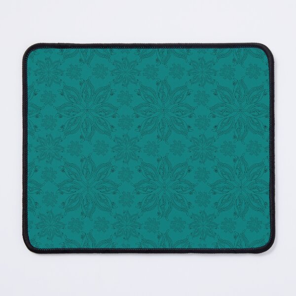 Item preview, Squash Blossom Line Design Dark Teal 008080 designed and sold by Art in My Loft.