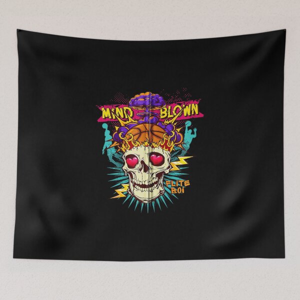 Item preview, Mind Blown Basketball Graphic Skull Hoops Culture Ballers Zip designed and sold by StephanieSBeama.