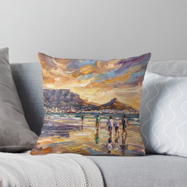 Item preview, Milnerton Beach Sunset – Table Mountain Reflections Over Cape Town Coast designed and sold by The Digital Compass.