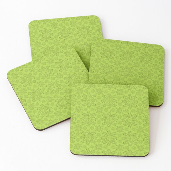 Item preview, Squash Blossom Line Design Green aed43d designed and sold by Art in My Loft.