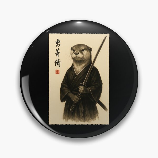 Artikelvorschau, Samurai Otter Krieger Japanische Ästhetik Anime Kultur Performance entworfen und verkauft von StephanieSBeama.