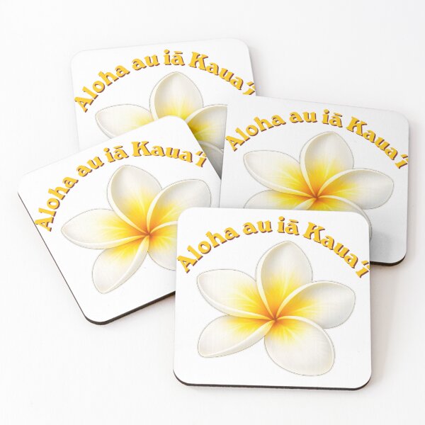 Item preview, Aloha au iā Kauaʻi – Hawaiian Plumeria Flower designed and sold by ulupono.