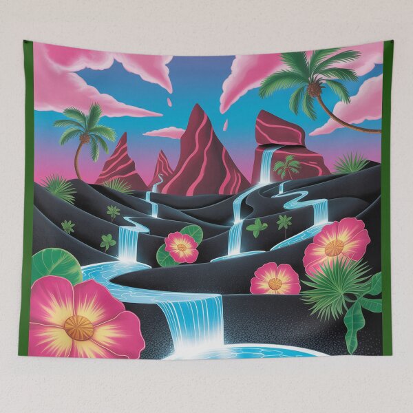 Item preview, А tropical landscape . designed and sold by Lilashakti ⭐️ ⭐️ ⭐️ ⭐️ ⭐️.