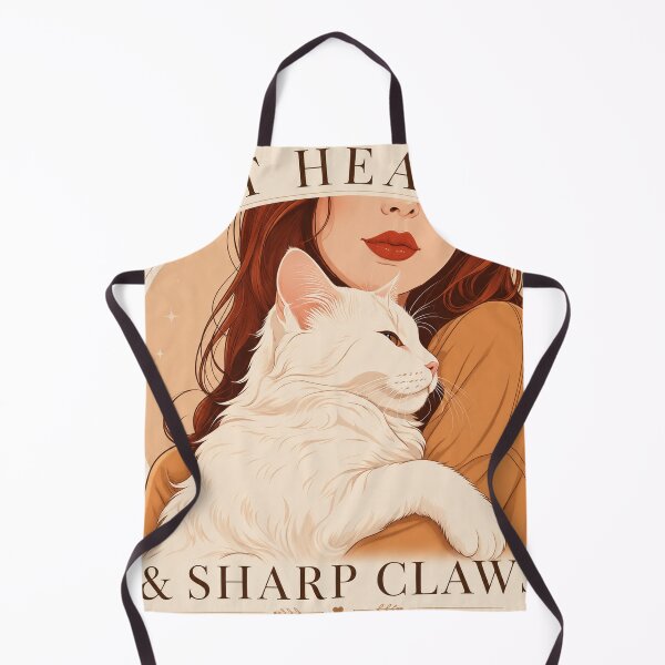 Item preview, Soft Hearts & Sharp Claws – Elegant Cat Mom Shirt with white cat designed and sold by thirtyonestars.