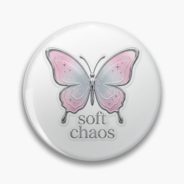 Item preview, Y2K Metallic Soft Chaos Butterfly Sticker designed and sold by aashcreat.