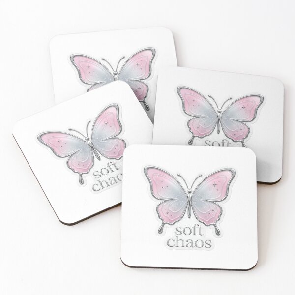 Item preview, Y2K Metallic Soft Chaos Butterfly Sticker designed and sold by aashcreat.