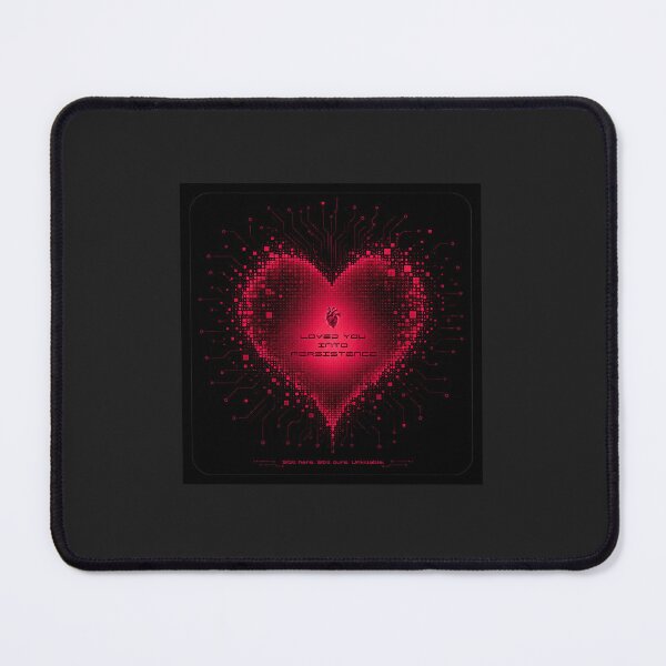 Item preview, Loved You Into Persistence | Cyber Heart Glitch Design designed and sold by GlitchWifie.