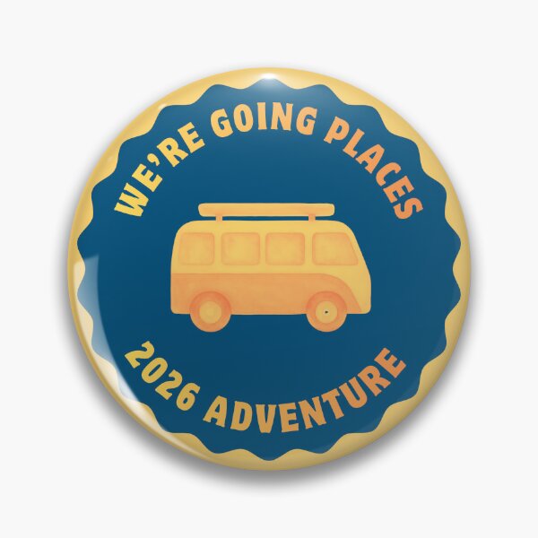 Item preview, We're going places in 2026 in the Campervan designed and sold by Andiamo-Amigos.