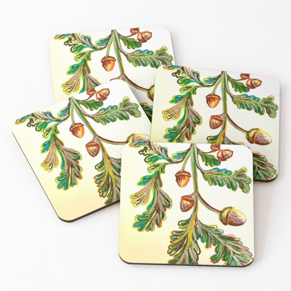 Item preview, Oak Leaves and Acorns designed and sold by 2MagicDenise.