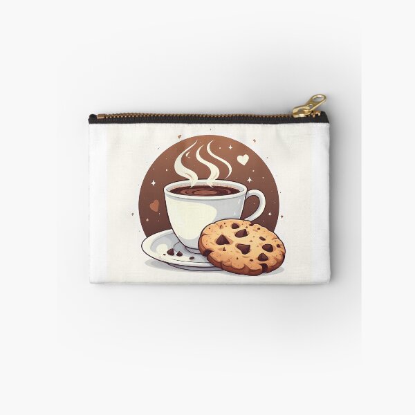 Item preview, Cozy Coffee & Chocolate Chip Cookies – Warm Bakery Aesthetic Illustration designed and sold by Saucebyte.