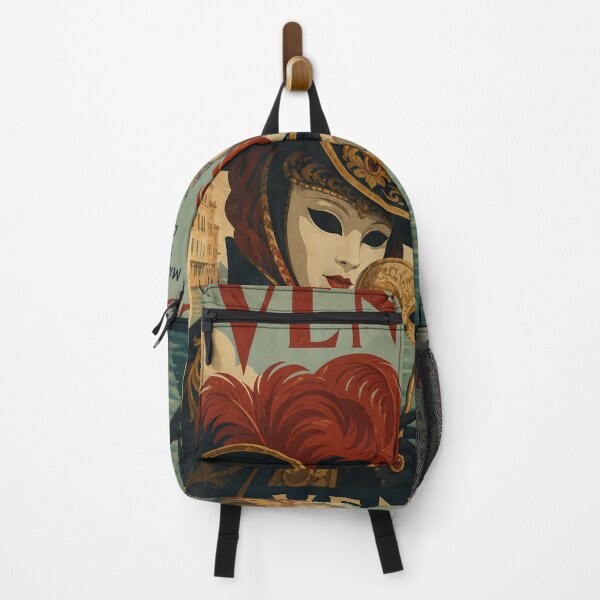 Item preview, Venice Carnival Dream: Vintage Mask & Gondola Travel Art designed and sold by Clavivs.