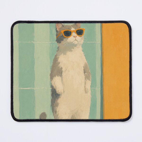 Item preview, cool cat summer vibe designed and sold by bosamji.