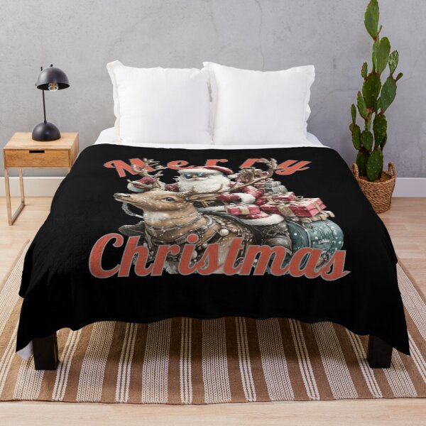 Item preview, Vintage Steampunk Santa on Mechanical Reindeer Retro Christmas Art steampunk holiday collection designed and sold by illeN-Art-World.