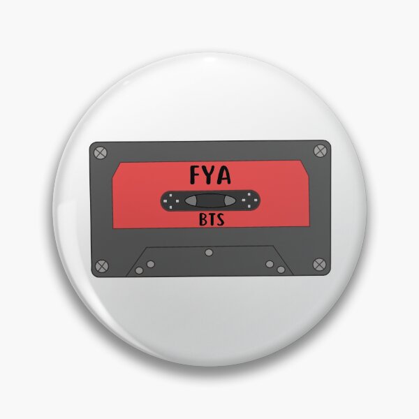 Item preview, BTS FYA New Song Cute Red Retro Cassette designed and sold by Ktinn.