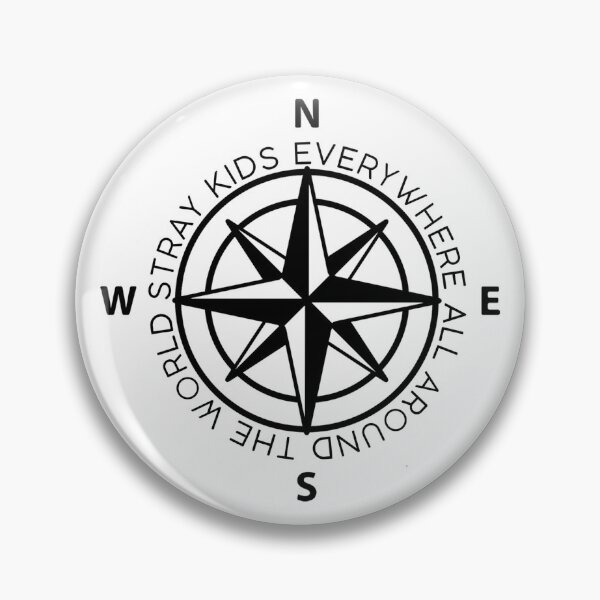 Item preview, Stray Kids logo compass SKZOO DIVINE Korea We stay together You make stray kids STAY SKZ SKZOO kpop bang chan lee know changbin hyunjin han felix seungmin IN 5 star world tour poster designed and sold by Kpop-Noona.