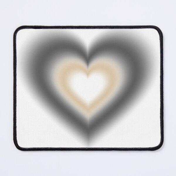 Item preview, Black and vanilla blurry hearts designed and sold by serenebookworm.