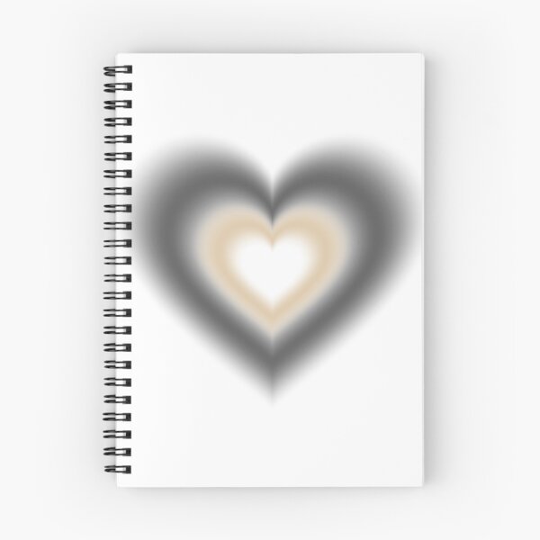 Item preview, Black and vanilla blurry hearts designed and sold by serenebookworm.