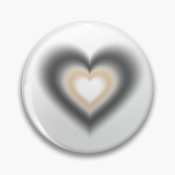Item preview, Black and vanilla blurry hearts designed and sold by serenebookworm.