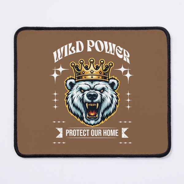 Item preview, bear king designed and sold by wildforcedesign.
