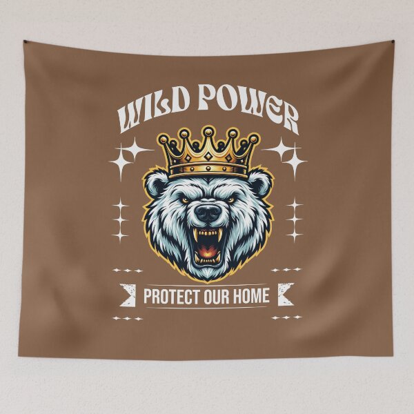 Item preview, bear king designed and sold by wildforcedesign.