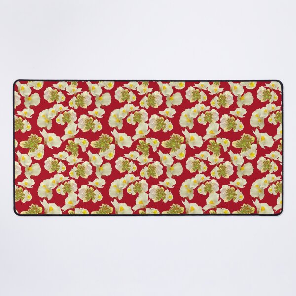Item preview, White Nemesia on Rich Red designed and sold by TerryFarrow4.