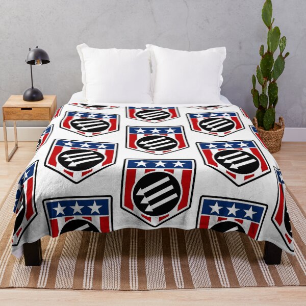 Item preview, American Iron Front AIF Shield Flag Defending Democracy Fighting Nazis Fascism Racism Tyranny MAGA  designed and sold by BuyShirtsOnline.