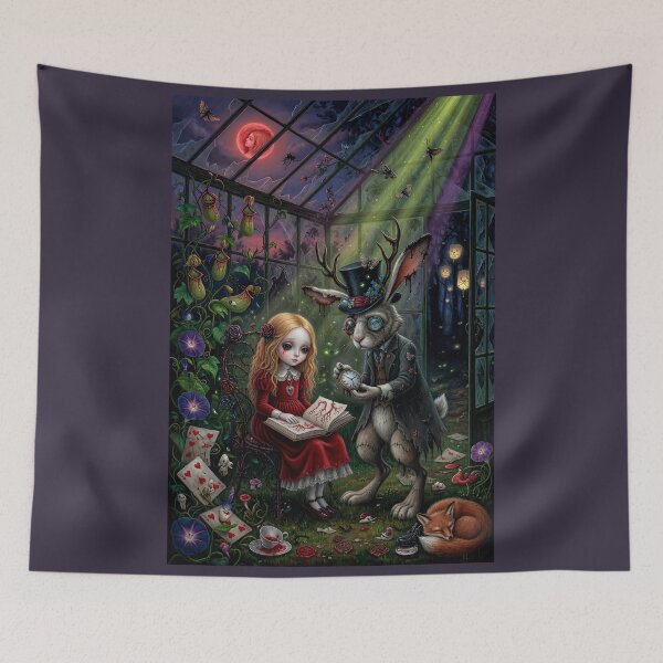 Item preview, The Hour That Never Arrives. Dark Fairy Tale Art Print | Pop Surrealism | Lowbrow Art designed and sold by Piagor.