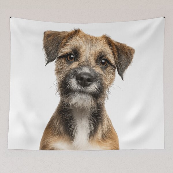 Item preview, Adorable Border Terrier Pup for Cute Reedwater Terrier puppy lovers designed and sold by LazyOwlStore.