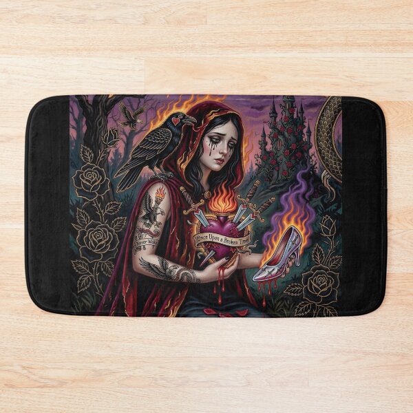 Item preview, The rose that bleeds forever. Dark Fairy Tale Art Print | Pop Surrealism | Lowbrow Art designed and sold by Piagor.