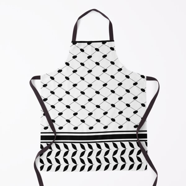 Item preview, Minimalist Black and White Keffiyeh Pattern Design designed and sold by AMS.