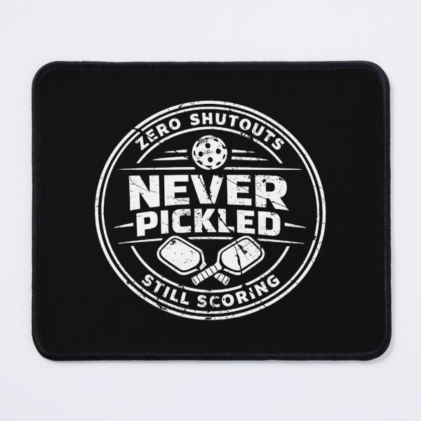 Item preview, Never Pickled Vintage Pickleball Badge designed and sold by Pickleball Globe.