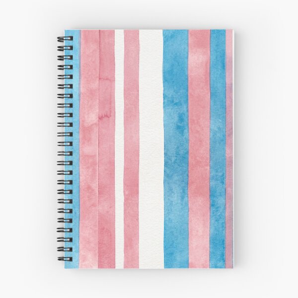 Item preview, Subtle Transgender Pride Flag Colors - Abstract Watercolor Stripes designed and sold by Cannaxes Studio.