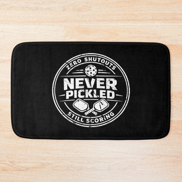 Item preview, Never Pickled Vintage Pickleball Badge designed and sold by Pickleball Globe.
