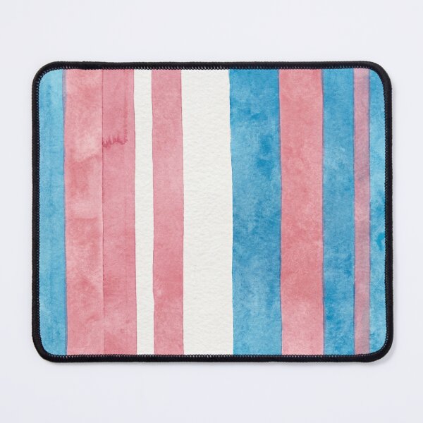 Item preview, Subtle Transgender Pride Flag Colors - Abstract Watercolor Stripes designed and sold by Cannaxes Studio.